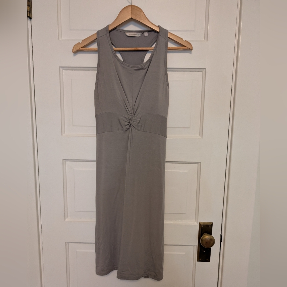 Athleta Gray Midi Dress
